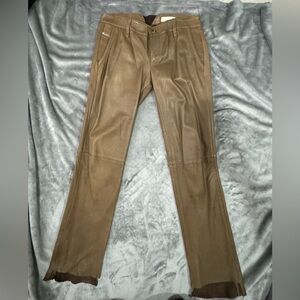Diesel Women's Tan Straight Leg Pants